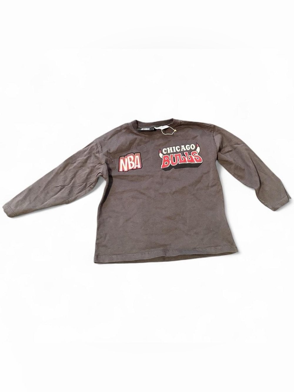 Zara Chicago Bulls Kids Long Sleeve Tee - Brown 3T